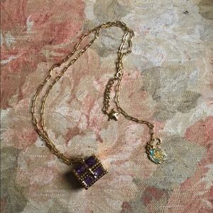 Disney Couture Ariel Treasure chest necklace